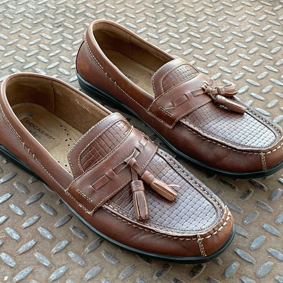 Dockers Men Shoes Loafer Brown Leather Upper Shoes Size 11.5M main image 8